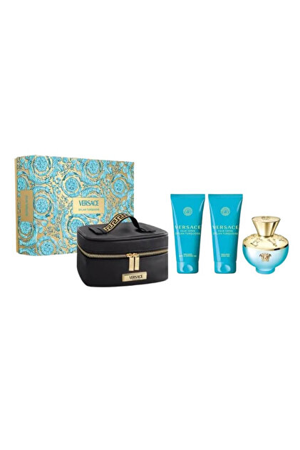 【新品】VERSACE メドゥーサ トランプ ボックス セット Versace Dylan Turquoıse Xmas Set (100MLEDT 100MLSG 100MLBL POUCH