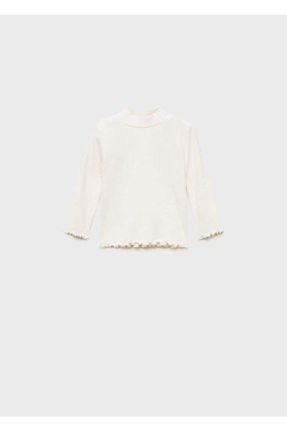 Turtleneck long-sleeved T-shirt