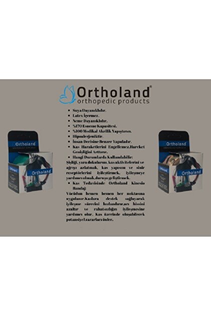 Ortholand Ağrı Bandı 5cm*5m Yeşil Ortholand - Fiyatı, Yorumları