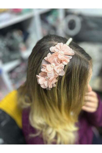 Melkady 233Pu - Floral Crown with Pearls, Maternity Crown