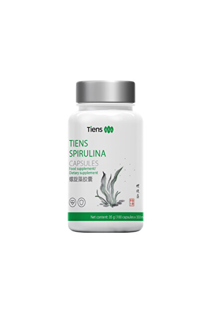 Spirulina Vitamin İçeren Kapsül Takviye Edici Gıda