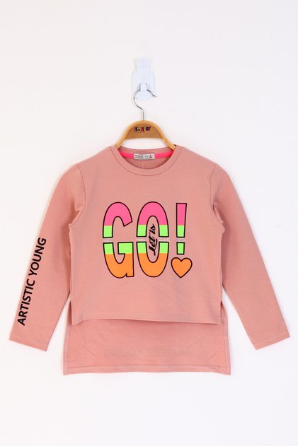 Girl's Letis Go Printed T-Shirt