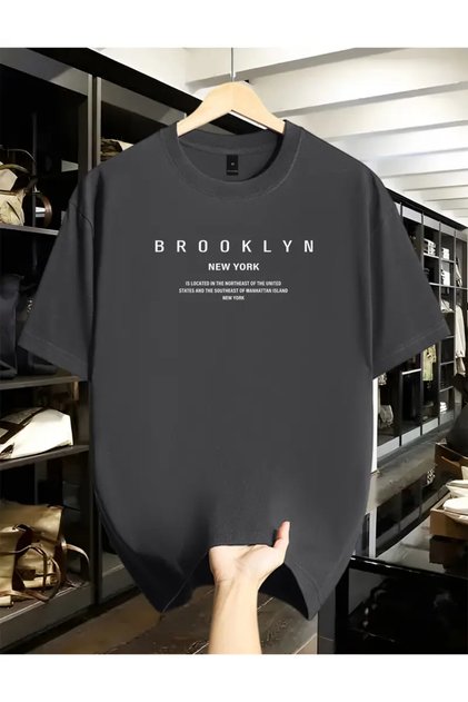 Unisex Printed Oversize T-shirt