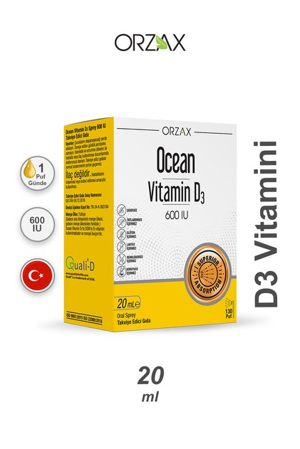 Vitamin D3 600 IU Sprey 20ml