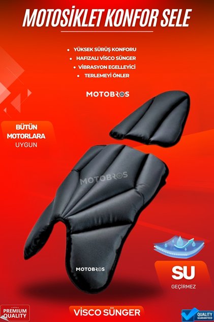 Kuba Mondial Arora – удобна кожена седалка за мотоциклет, съвместима с Bajaj, с въздушна поддръжка