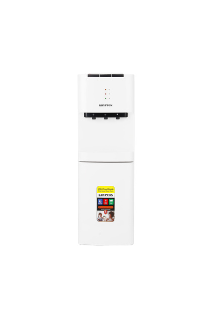 3 Taps Water Dispenser with Cabinet | Hot , Normal & Cold water supply KNWD6076 White