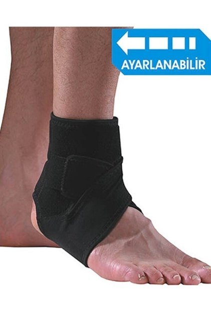 Ayak Biletği Koruyucu Cırtlı Unisex Siyah Ekipman