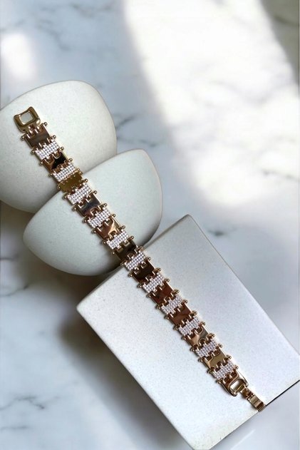 Xuping Rose Steel Cord Design Does Not Tarnish Bracelet