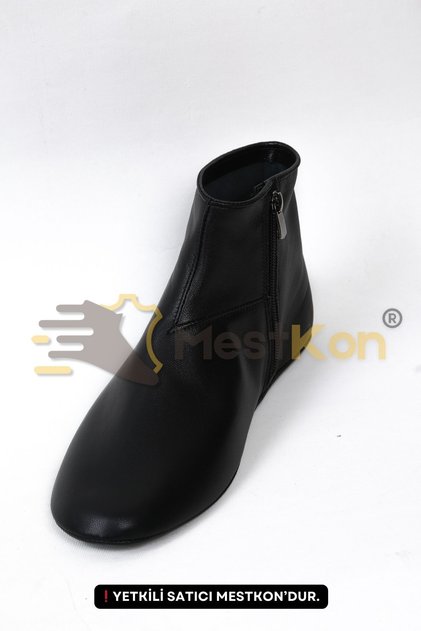 100% Genuine Sheepskin Socks Leather Mest - Soft Unlined and Zippered