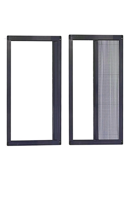 Akordeon Pileli Pilise Pencere Sineklik, Antrasit, 70*130 Cm., Istenilen Ölçüde