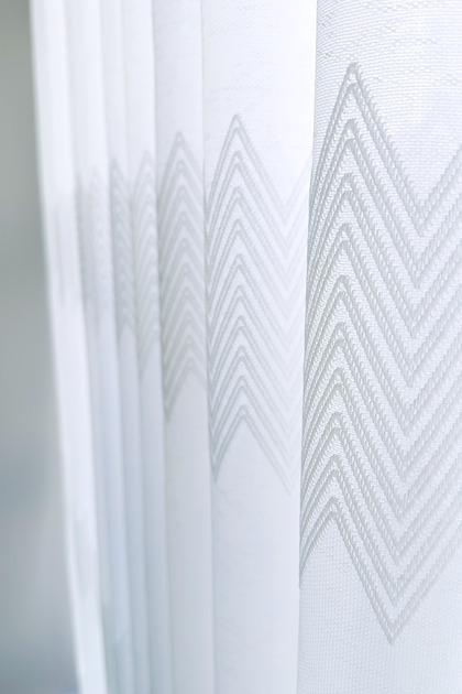 New Season Lace Tulle Curtain - Tight Pleated