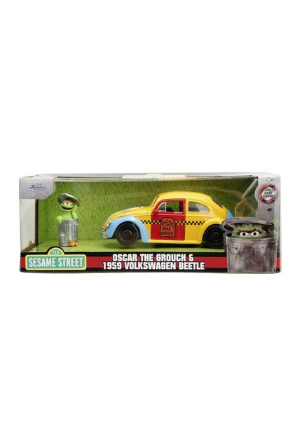 JADA MASINUTA METALICA SESAME STREET 1959 VW BEETLE 1:24