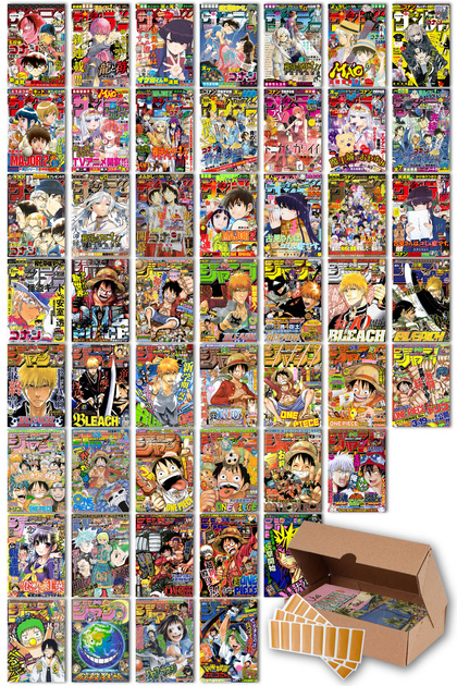 NeoPrint Anime Çizgi Roman Kart Poster- 50 Adet Renkli Japon Comic