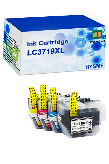Brother LC-3719XL-3719XL 4 Renk Kartuş Seti MFC-J3930DW ,MFC