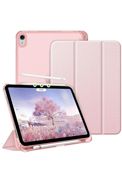 UnDePlus Apple iPad Air 5. Nesil 10.9 Kılıf Flip Cover Kalem