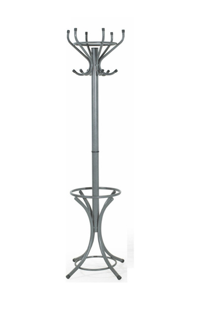 Ayaklı Askılık Portmanto Metal 175cm Uzunluk 100 Kg Taşıma Kapasitesi GRİ Metal Askılık