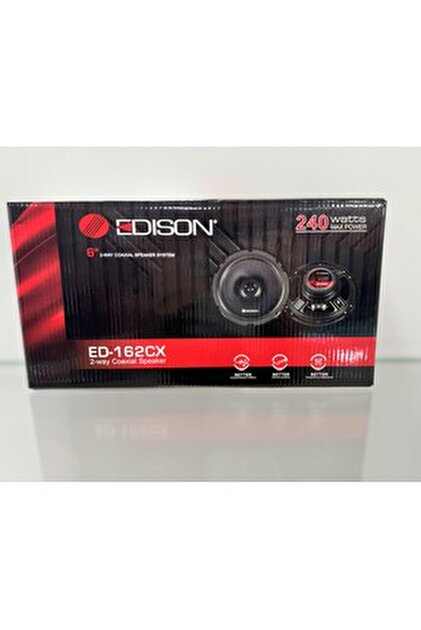 Edison Ed-162cx 16 Cm Coaxial Çifti 480 Watt Oto Hoparlör Xv Sound