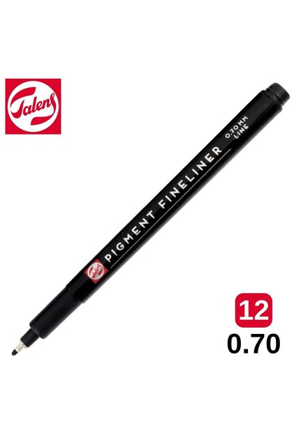 Pigment Fineliner Technical Drawing Pen Black 12 (0.70mm) /