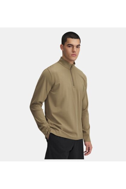 Erkek UA Meridian 1/4 Fermuarlı Uzun Kollu T-shirt 1387905-251