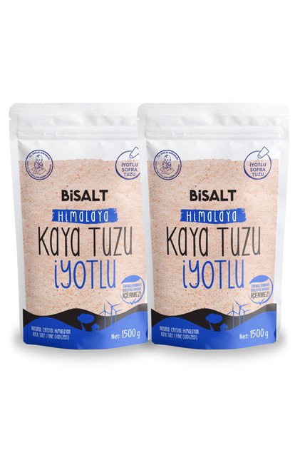 Himalaya Kaya Tuzu Ince Iyotlu 2 X 1500 G (2'Lİ AVANTAJ PAKETİ)