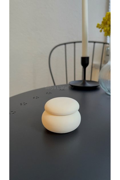 Yuvarlak Küçük Takı Kutusu , Tealightlık