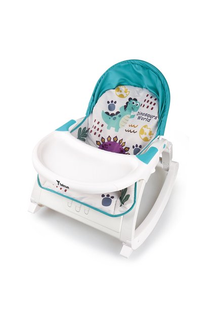 Multifunctional Rocker/ Feeding Chair/Baby Seat/Recliner - Dinosaur Blue