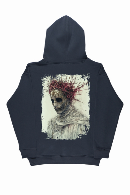 Lenithra Dikenruh Back Printed Unisex Oversize Smoked Hoodie