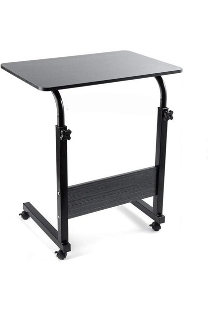 Adjustable Movable Laptop Table (40*80cm) - Black