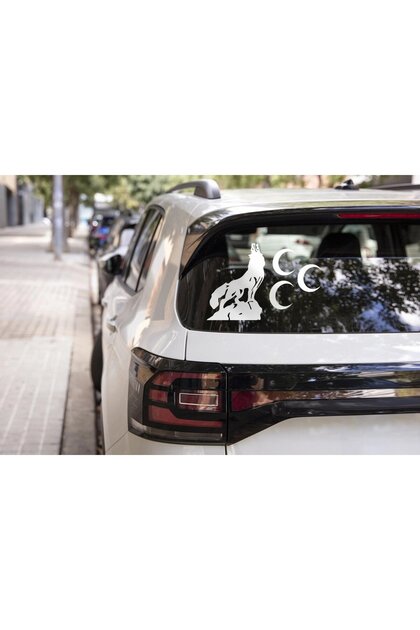 Uluyan Bozkurt Üç Hilal Oto Sticker 32*22 Cm
