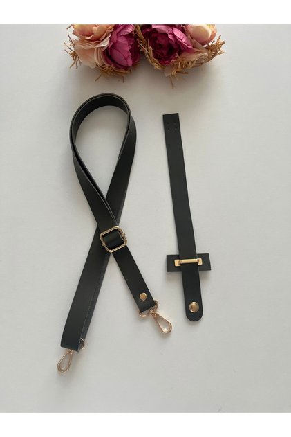 Snap Cover for Knitted Bag, Strap Set - Knitted Bag Kit