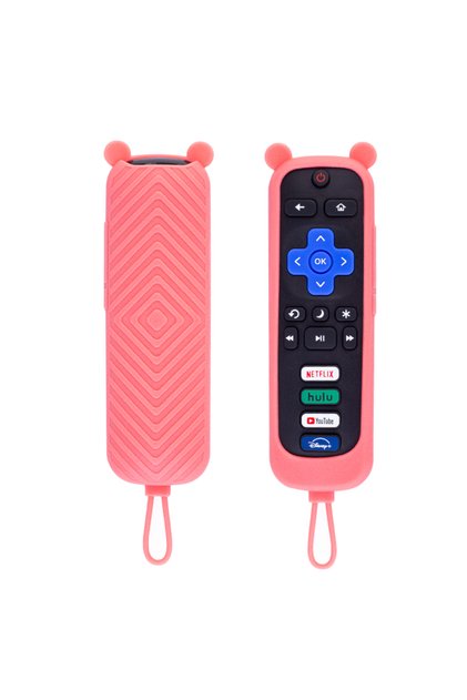 Luminous red 1 Piece Luminous Silicone Case For TCL Roku RC280 TV Remote Cover Anti-slip