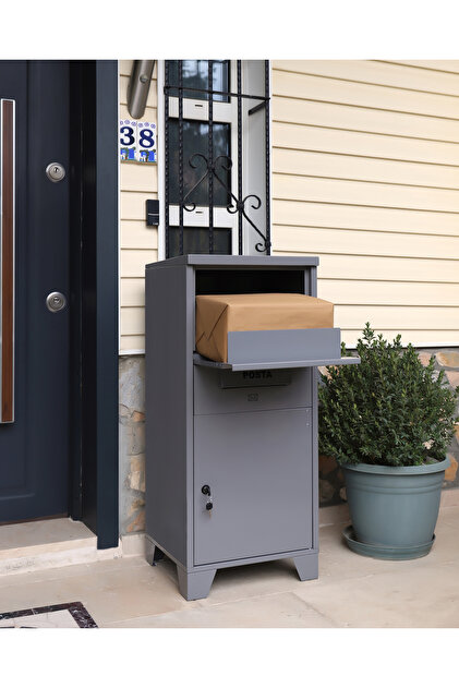 ZELFBOX Xl Kargo Ve Posta Teslim Dolabı-çift Taraflı Kapak (DUSY