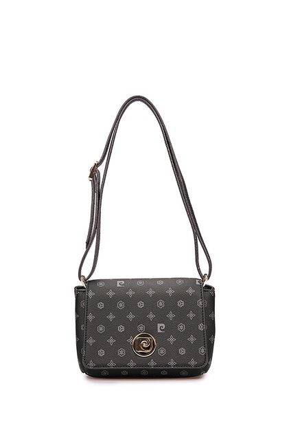 Women's Black Monogram Shoulder Bag 05Po25Y1886