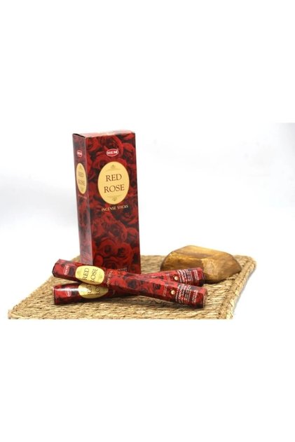 Hem Red Rose Çubuk Tütsü - Kırmızı Gül Kokusu (20 Adet)
