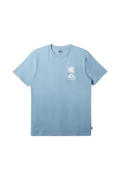 Tropical Breeze Erkek Mavi Günlük Stil T-shirt Aqyzt09562-w12