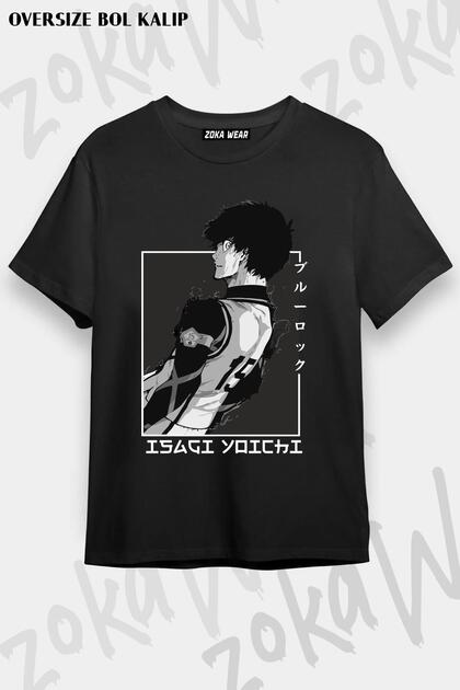 Isagi Yoichi Blue Lock Unisex Oversize Design Printed T-Shirt