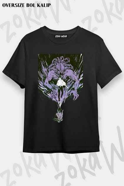 Unisex Oversize Mold Jujutsu Kaisen Yuta Okkotsu Design Printed Tshirt