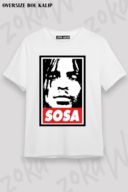 Unisex Oversize Molded Sosa (Chief Keef) Design Printed Tshirt