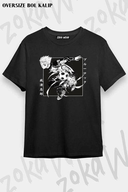 Unisex Oversize Mold Blue Lock Seishiro Nagi Design Printed Tshirt