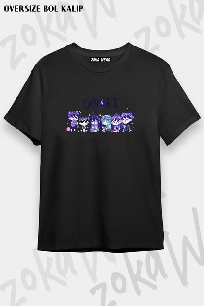 Unisex Oversize Mold Omori Suny Design Printed Tshirt