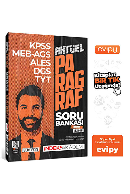 İndeks Akademi 2025 Kpss Meb-ags Ales Dgs Tyt Aktüel Paragraf Soru