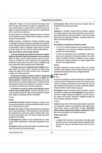 KR Akademi Yayınları Gamze Hoca Türkçenin Matematiği Tüm Sınavlar