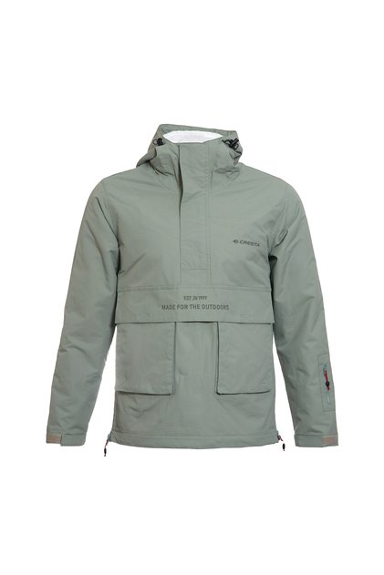 Yeşil Kapüşonlu Polarlı Kayak / Snowboard / Outdoor Ceket