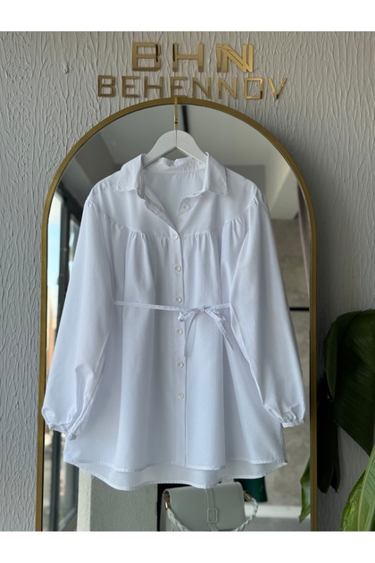 Robali Poplin Shirt White