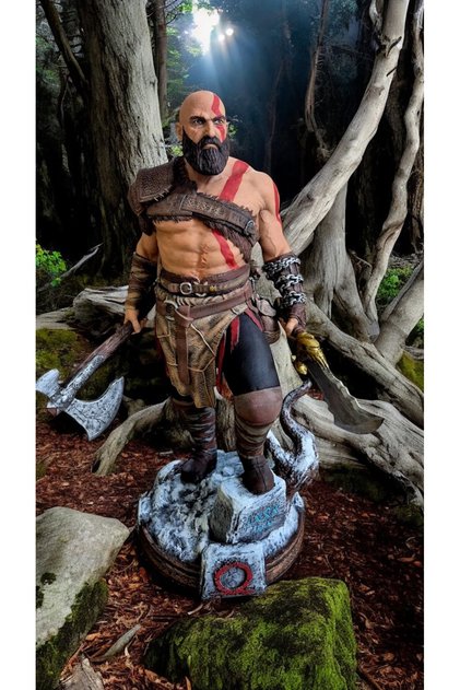 God of war Kratos Figürü (49cm Plastik)