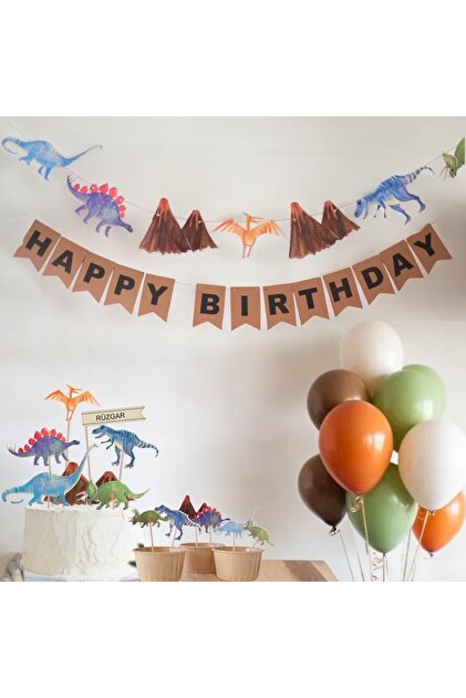 Dinosaur Themed Birthday Party Set