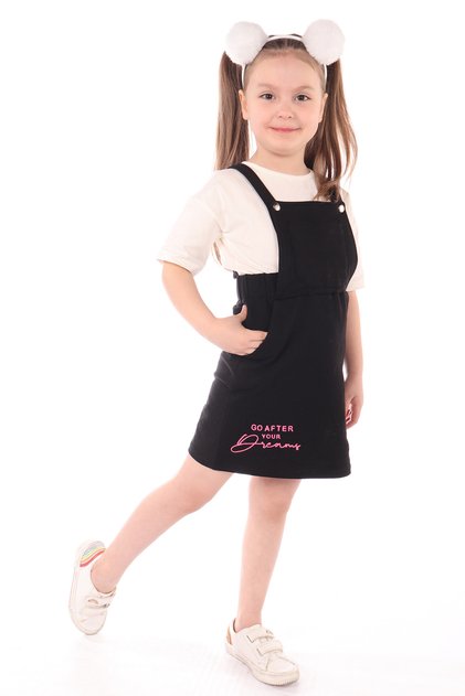 Girl's 2-Piece Salopet Set