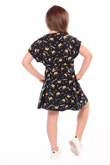 Girl's Complete Princess Print Dress