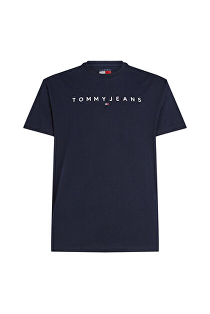 Tommy Jeans Bisiklet Yaka Siyah Erkek T-Shirt DM0DM20744BDS TJM