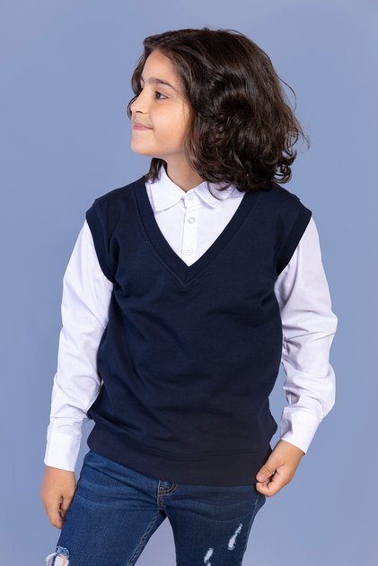 Boy's Sweater School Shirt